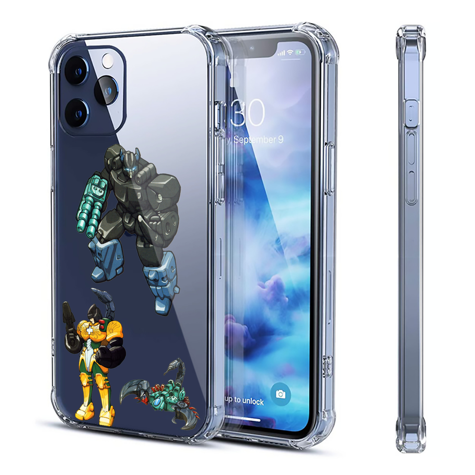 （画像用）  【iPhone 12シリーズ対応】透明スマホケース（クリアソフトケース）